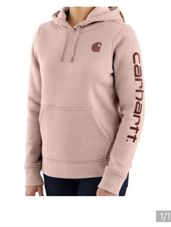 Carhartt Tops - Carhartt Women's Clarksburg Graphic Sleeve Hoodie Xs